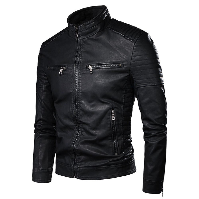 Jaqueta Masculina Vintage em Couro Genuino - Premium Men