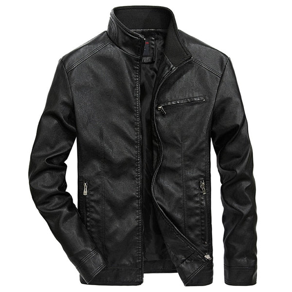 Jaqueta Masculina em Couro Genuino Motoqueiro - Strada Pro