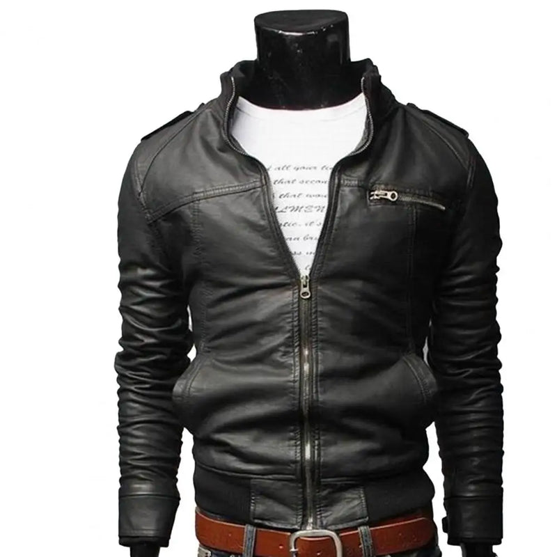 Jaqueta Masculina em Couro Genuino - Business M2