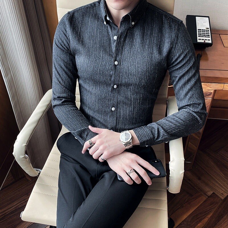 Camisa Valentim Masculina Social MV395