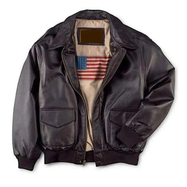 Jaqueta De Couro Masculina Genuino - Lift American