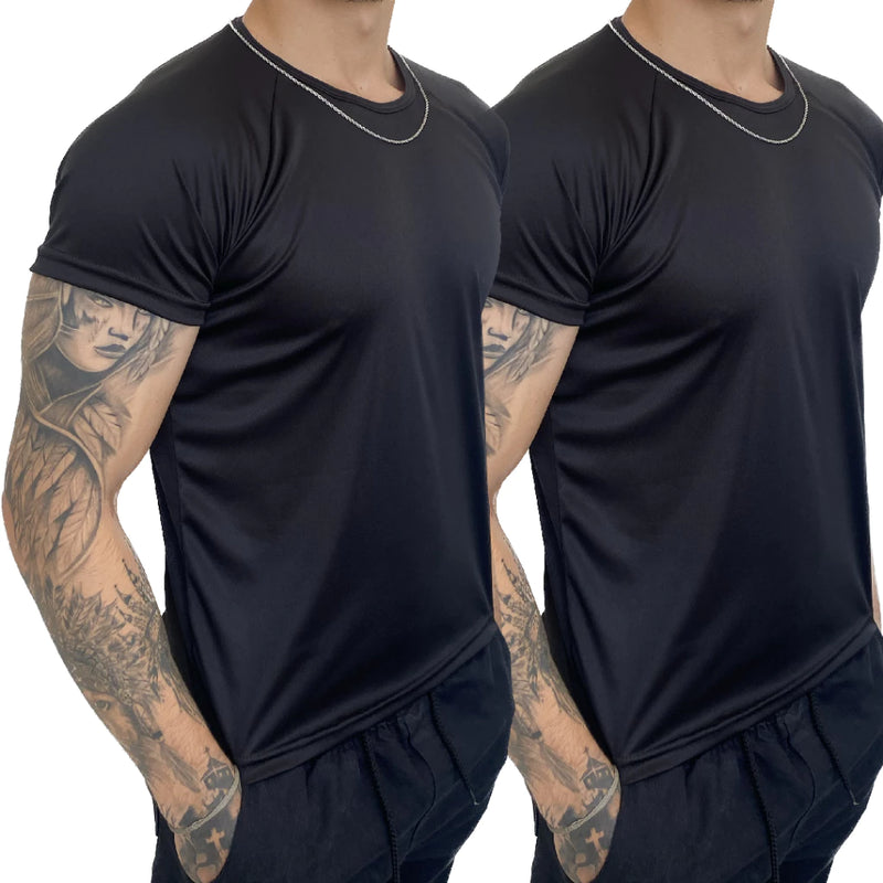 Kit Camisetas Dry Fit Masculina - Casual - Treino - Academia - Esportes - Exercícios - Corrida