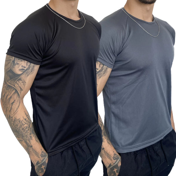 Kit Camisetas Dry Fit Masculina - Casual - Treino - Academia - Esportes - Exercícios - Corrida