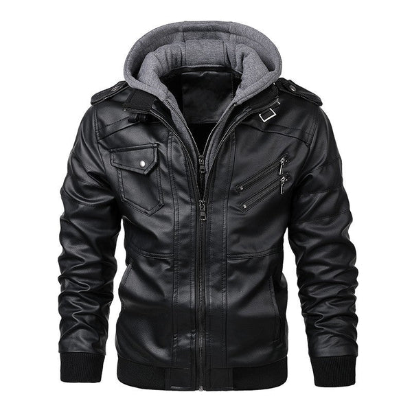 Jaqueta Masculina em Couro Genuino - MotorMen Premium
