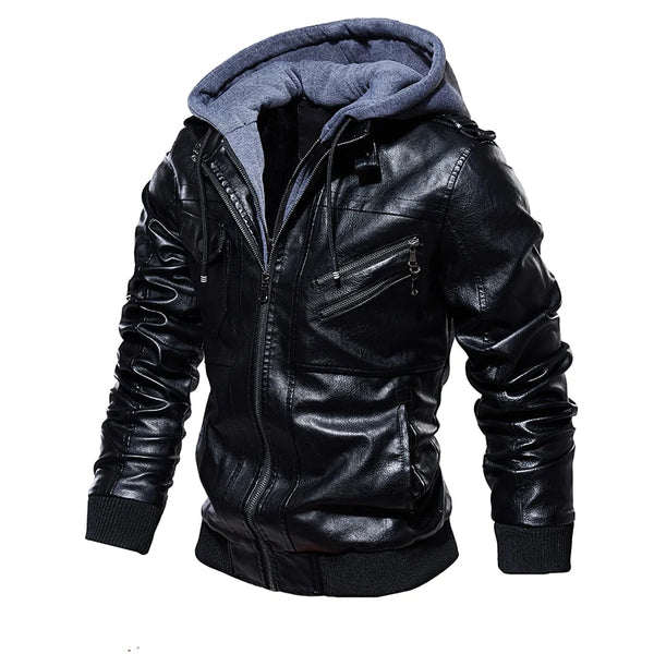 Jaqueta de Couro Masculina - Jones Carter
